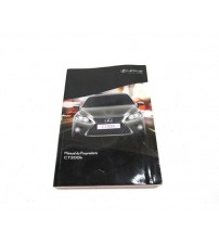 Livreto Manual Do Proprietário Lexus Ct200h 2018 Usado