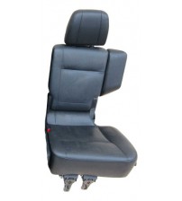 Banco Traseiro Esquerdo Pajero Full 4p 2008/2020 Couro Preto