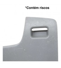 Acabamento Tampa Fusíveis Painel Hilux 2006/2011 Cinza Claro