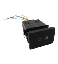 Botão Do Farol De Milha Neblina Fox 2011 A 2014 C/ Conector