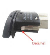 Botão Recirculador De Ar Jac J3 2011 A 2013 Com Detalhe