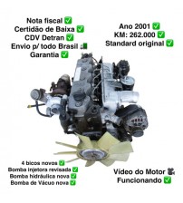 Motor Mwm 2.8 Sprint Mecânico 132cv Completo Funcionando