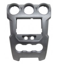 Moldura Painel Central Troller 2015 A 2019 Cinza C/ Detalhes