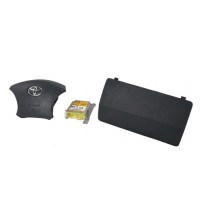 Tampa Do Volante E Painel Par De Bolsas Hilux 2009 2010 2011