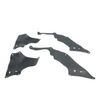 Kit Borrachas Guarda Pó Paralamas Hilux 2006 A 2015 Original
