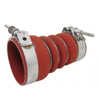 Mangueira Direita Do Intercooler F250 Cummins + Abraçadeiras