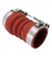 Mangueira Direita Do Intercooler F250 Cummins + Abraçadeiras