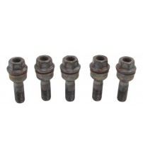 Kit 5 Parafusos De Roda Amarok V6 2018 A 2024 Originais