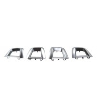 Kit 4 Molduras Parachoque Dianteiro Mercedes Glc43 Amg 17/19