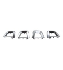 Kit 4 Molduras Parachoque Dianteiro Mercedes Glc43 Amg 17/19
