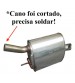 Escapamento Silencioso Traseiro Toro 2.0 Diesel 2016 A 2021