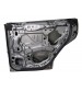 Porta Traseira Direita Subaru Forester 2007 2008 C/ Detalhe Direito (lado Do Carona) Prata