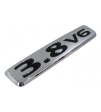 Emblema Traseiro Pajero Full 3.8 V6 2008 A 2020 Original Preto