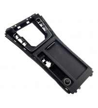 Moldura Câmbio Aut. Esteira Porta Objetos Console Golf 2015 Preto Brilhante Black Piano