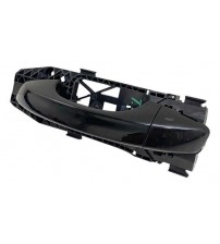 Maçaneta Externa Traseira Esquerda Golf Tsi 2014 2015 2016 Preto Brilhante Traseira